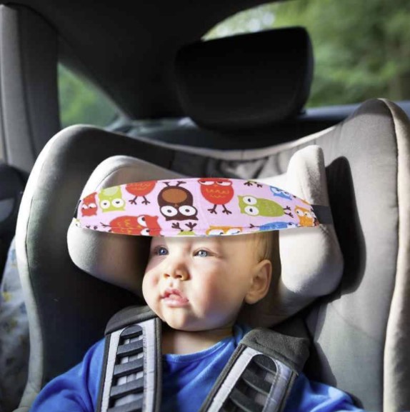 Baby Car Seat Head Support Band Car Organizers Pattern : Owls|Stars|Cars|Big Stars