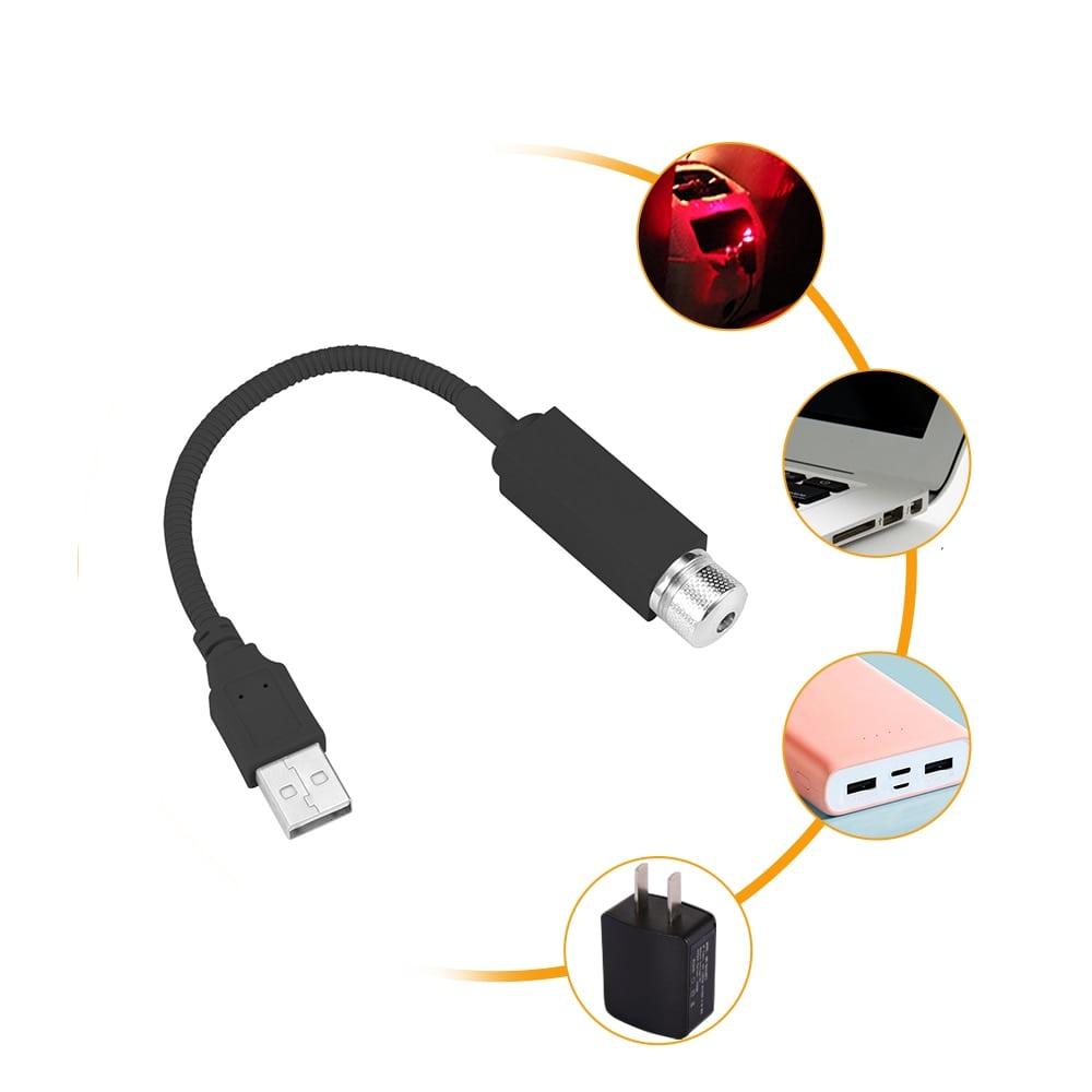 USB Ceiling Night Light Best Sellers Car Accessories Emitting Color : Purple|Pink