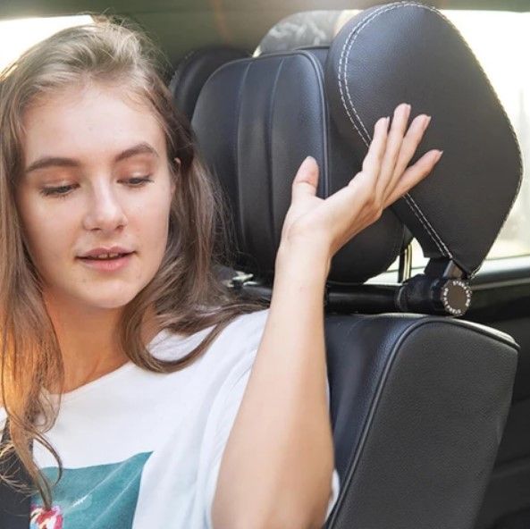 Car Seat Headrest Pillow Best Sellers Car Organizers Color : Black|Beige