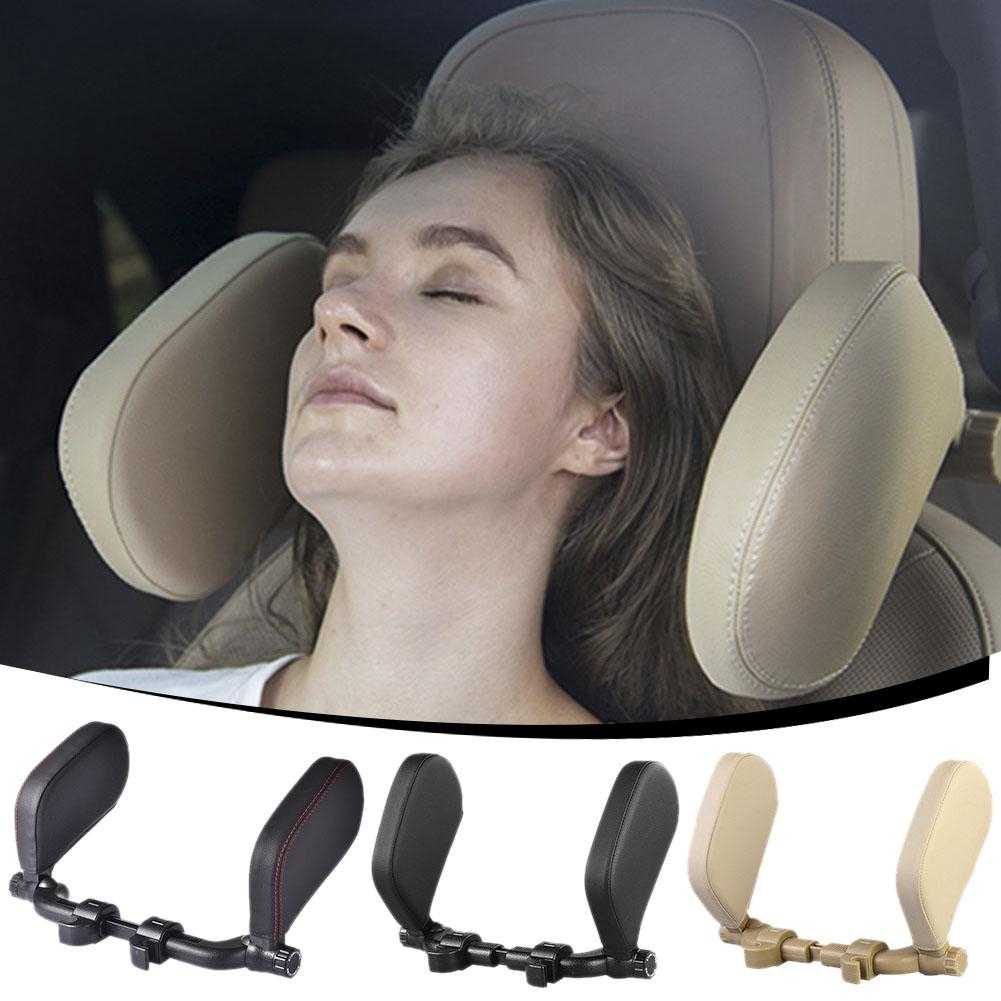 Car Seat Headrest Pillow Best Sellers Car Organizers Color : Black|Beige