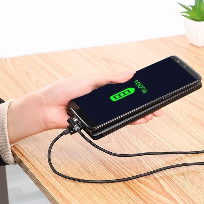 Indestructible Magnetic 3-in-1 Cable Car Accessories Plug Type : For Micro USB|For iPhone|For Type C