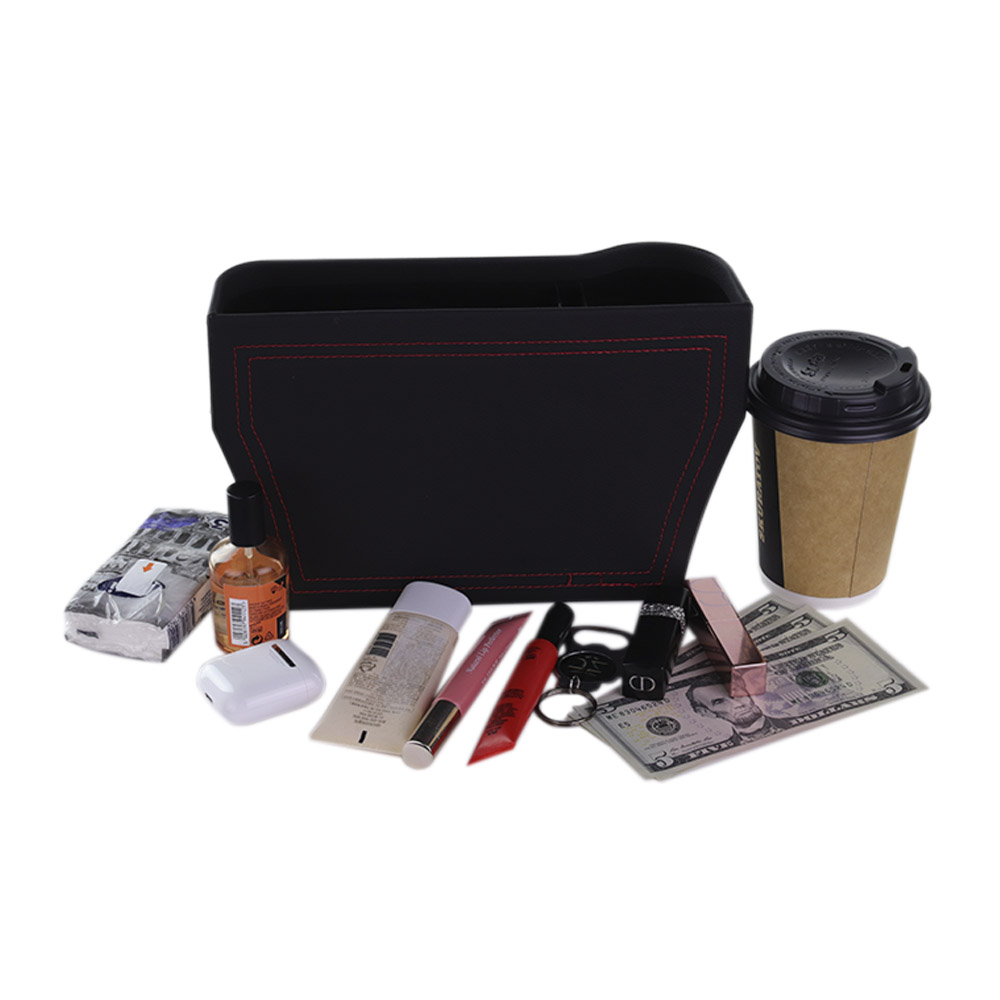 Multifunctional Car Seat Organizer Set (Left & Right) Best Sellers Car Organizers Color : Black|Beige|Brown|Red